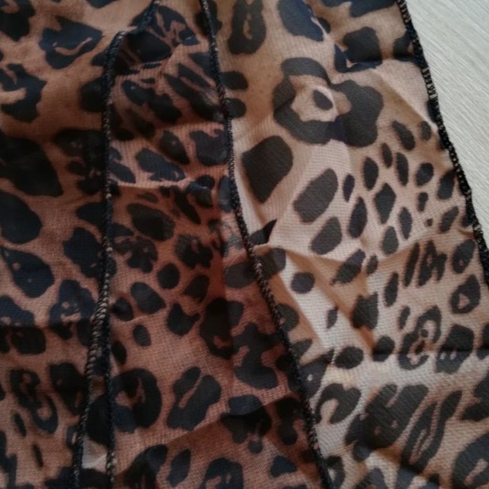 LEOPARD PRINT MAXI DRESS - Picture 4 of 5